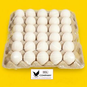 Tablettes d’oeufs blanc